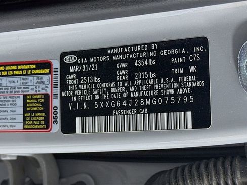 Used 2021 Kia K5 GT-Line w/ GT-Line FWD Premium Package image 30