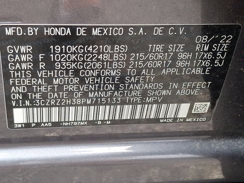 Certified 2023 Honda HR-V LX image 28