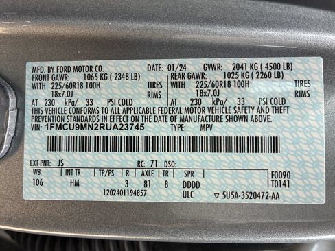 Used 2024 Ford Escape ST-Line AWD/4WD image 28