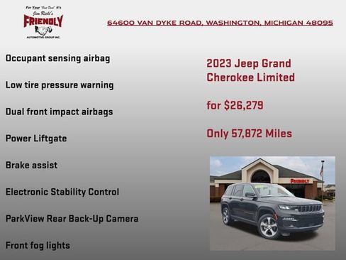 Used 2023 Jeep Grand Cherokee Limited AWD/4WD image 25