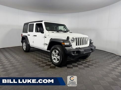 Certified 2022 Jeep Wrangler Unlimited Sport AWD/4WD image 1
