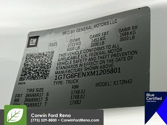 Used 2021 GMC Canyon AT4 w/ Trailering Package AWD/4WD image 36