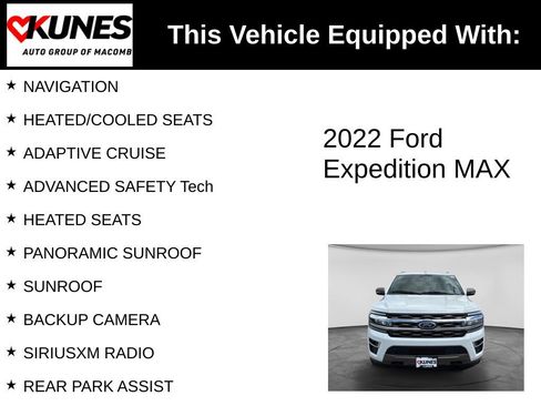 Used 2022 Ford Expedition Max King Ranch AWD/4WD image 3