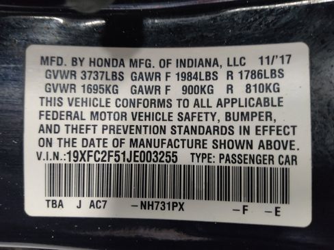 Used 2018 Honda Civic LX image 33