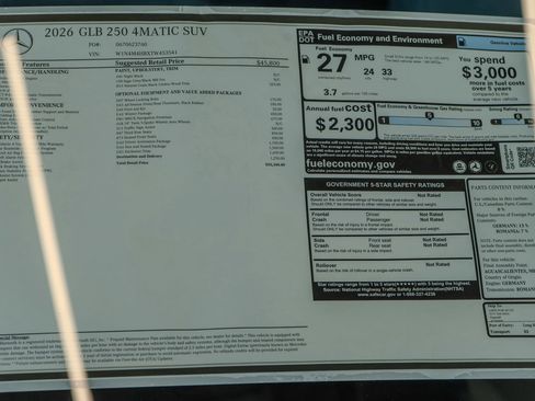 New 2026 Mercedes-Benz GLB 250 4MATIC image 36