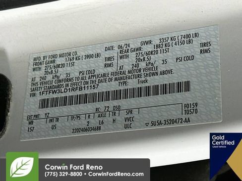 Used 2024 Ford F150 XLT w/ Equipment Group 302A MID AWD/4WD image 37