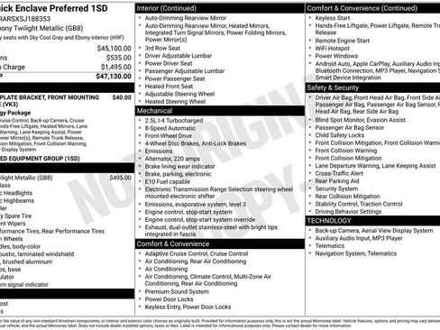 Used 2025 Buick Enclave Preferred image 3