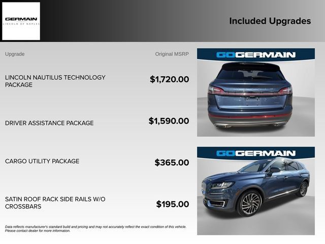 Used 2019 Lincoln Nautilus Reserve FWD image 19