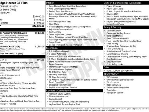 Used 2024 Dodge Hornet GT Plus w/ Tech Pack Plus w/o Parking image 6