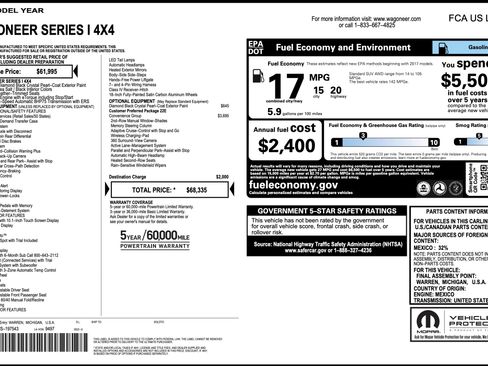 Used 2022 Jeep Wagoneer Series I w/ Convenience Group I image 2