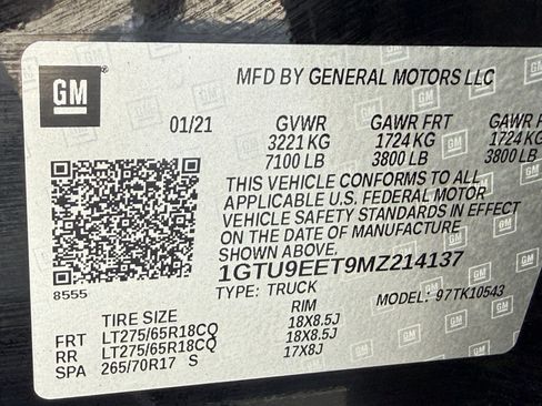 Used 2021 GMC Sierra 1500 AT4 w/ AT4 Premium Package AWD/4WD image 33