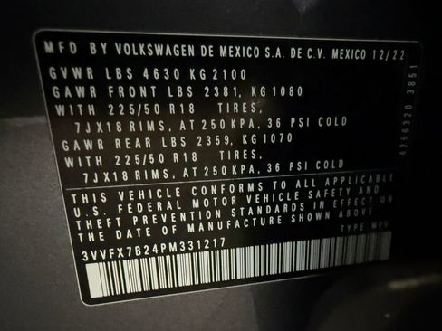 Used 2023 Volkswagen Taos S w/ IQ Drive S Package image 56