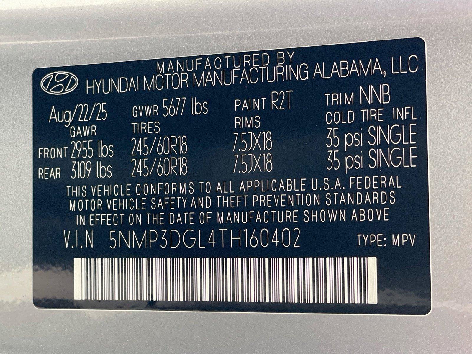 Certified 2026 Hyundai Santa Fe XRT AWD/4WD image 36