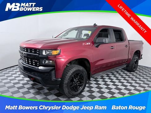 Used 2021 Chevrolet Silverado 1500 Custom Trail Boss w/ LPO, Dark Essentials Package image 1