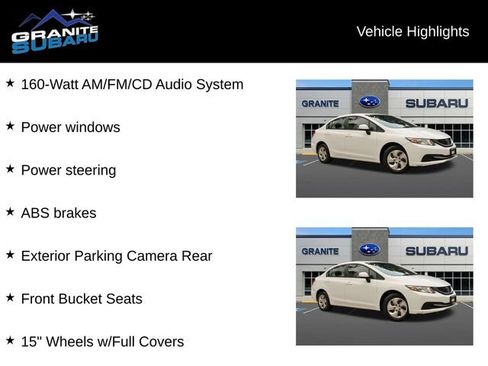 Used 2013 Honda Civic LX image 2