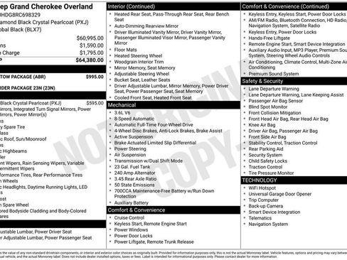 Used 2024 Jeep Grand Cherokee Overland w/ Trailer Tow Package image 39