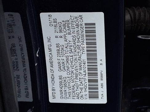 Used 2018 Honda Accord LX image 27