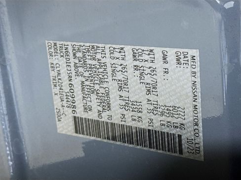 Used 2024 Nissan Frontier Pro-X w/ Technology Package image 37