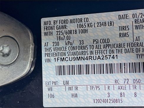 Used 2024 Ford Escape ST-Line image 28