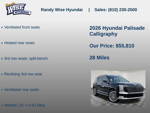 New 2026 Hyundai Palisade Calligraphy AWD/4WD image 25