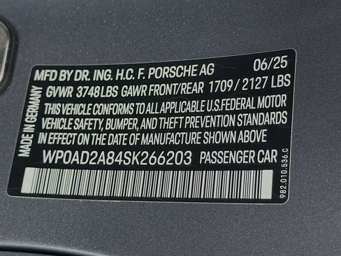 Certified 2025 Porsche 718 Cayman GTS RWD image 34