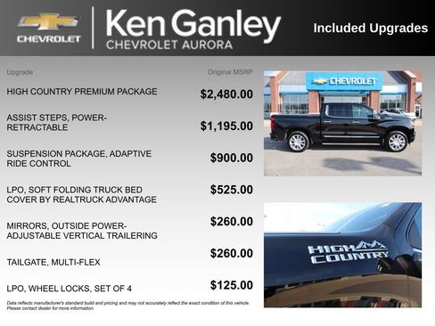 Used 2025 Chevrolet Silverado 1500 High Country w/ High Country Premium Package image 6