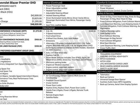 Used 2024 Chevrolet Blazer Premier w/ Driver Confidence II Package image 4