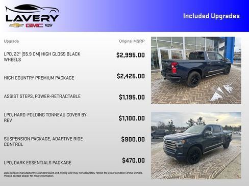 Used 2022 Chevrolet Silverado 1500 High Country w/ High Country Premium Package image 7