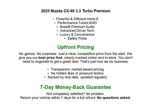 Used 2025 MAZDA CX-90 3.3 Turbo w/ Premium Sport Pkg AWD/4WD image 34