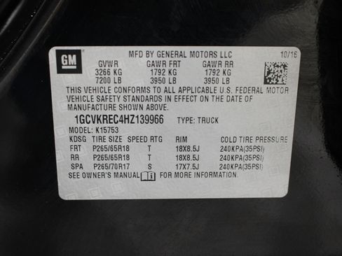 Used 2017 Chevrolet Silverado 1500 LT w/ Trailering Package AWD/4WD image 35