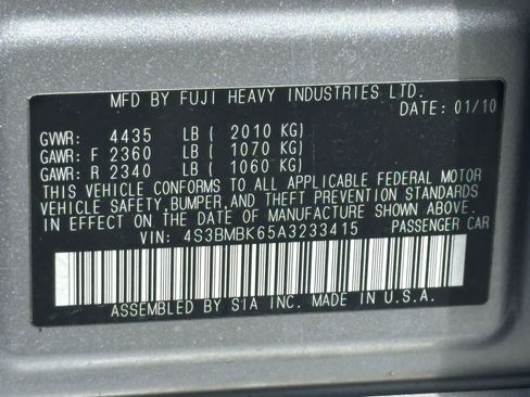 Used 2010 Subaru Legacy 2.5i Limited AWD/4WD image 31