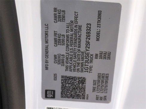 New 2025 GMC Sierra 3500 Pro w/ 1SA Pro Safety Plus Package image 24