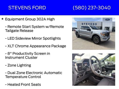 Used 2023 Ford F150 XLT w/ Equipment Group 302A High AWD/4WD image 12