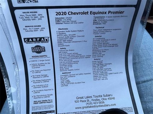 Used 2020 Chevrolet Equinox Premier image 27