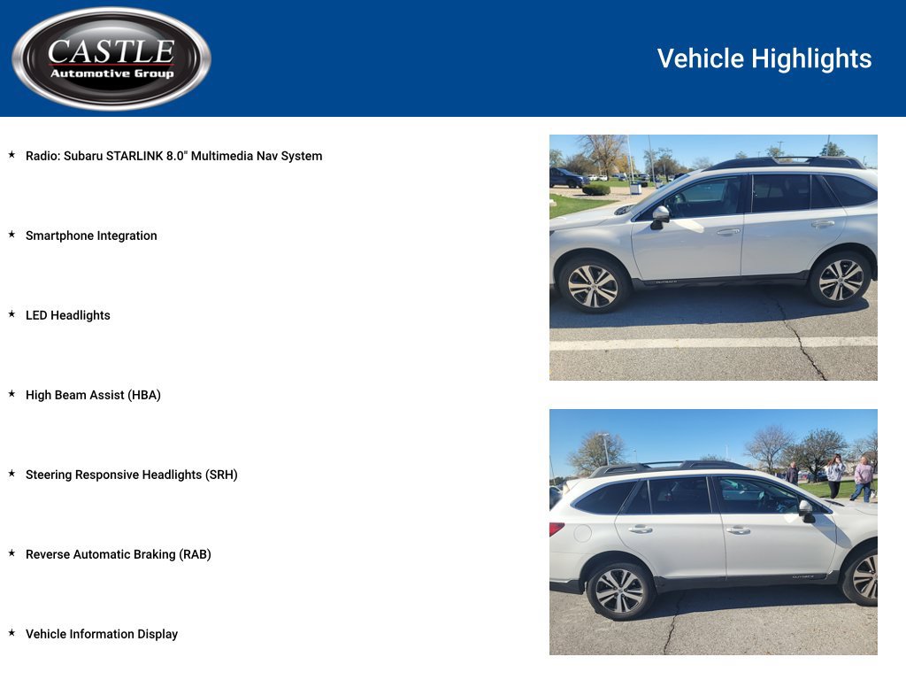 Used 2018 Subaru Outback 2.5i Limited AWD/4WD image 6