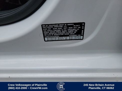Used 2018 Volkswagen Passat 2.0T SE FWD image 36
