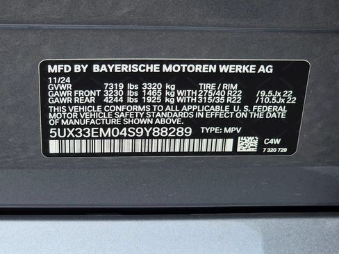 Used 2025 BMW X7 M60i w/ Executive Package AWD/4WD image 28