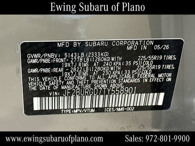 Used 2026 Subaru Outback Limited XT AWD/4WD image 34