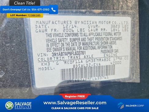 Used 2015 Nissan Sentra SV image 17