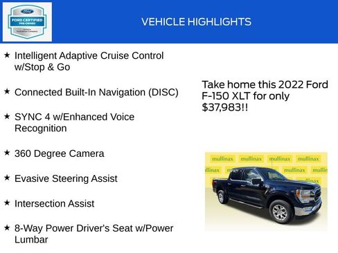 Used 2022 Ford F150 XLT w/ Equipment Group 301A Mid AWD/4WD image 19