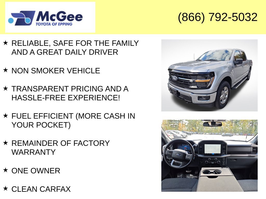Used 2025 Ford F150 XLT w/ Equipment Group 301A Standard AWD/4WD image 4