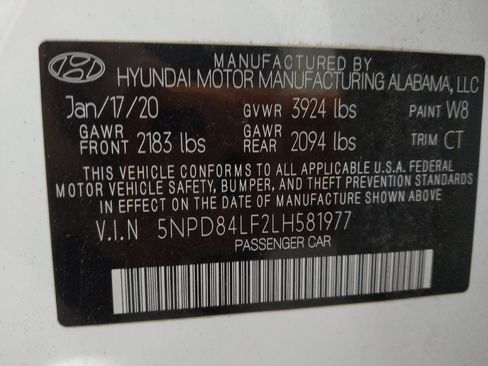 Used 2020 Hyundai Elantra SEL w/ Cargo Package (C1) FWD image 33