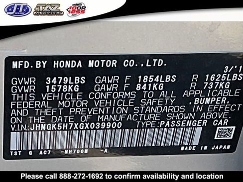 Used 2016 Honda Fit EX image 17