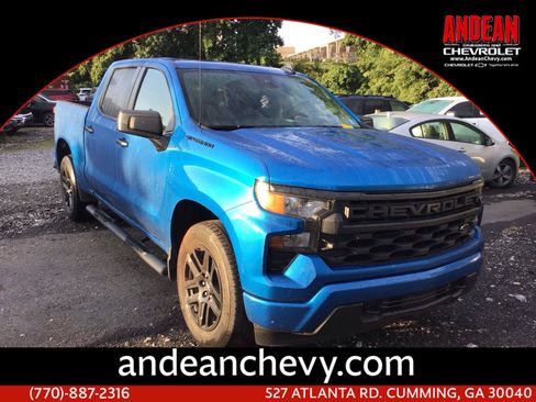 Used 2023 Chevrolet Silverado 1500 Custom w/ LPO, Dark Essentials Package RWD image 1