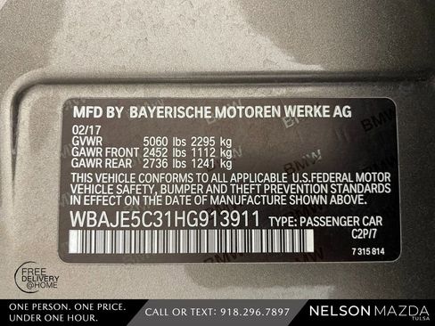 Used 2017 BMW 540i image 53