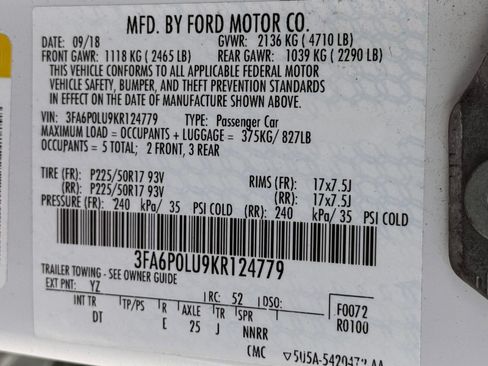 Used 2019 Ford Fusion SE FWD image 40