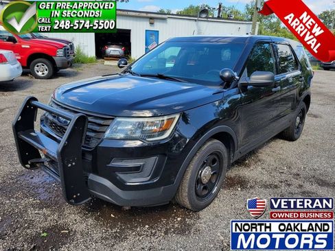 Used 2016 Ford Explorer 4WD Police Interceptor w/ 2-tone Vinyl Package #1 image 1
