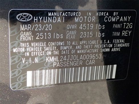 Used 2020 Hyundai Sonata Blue image 27