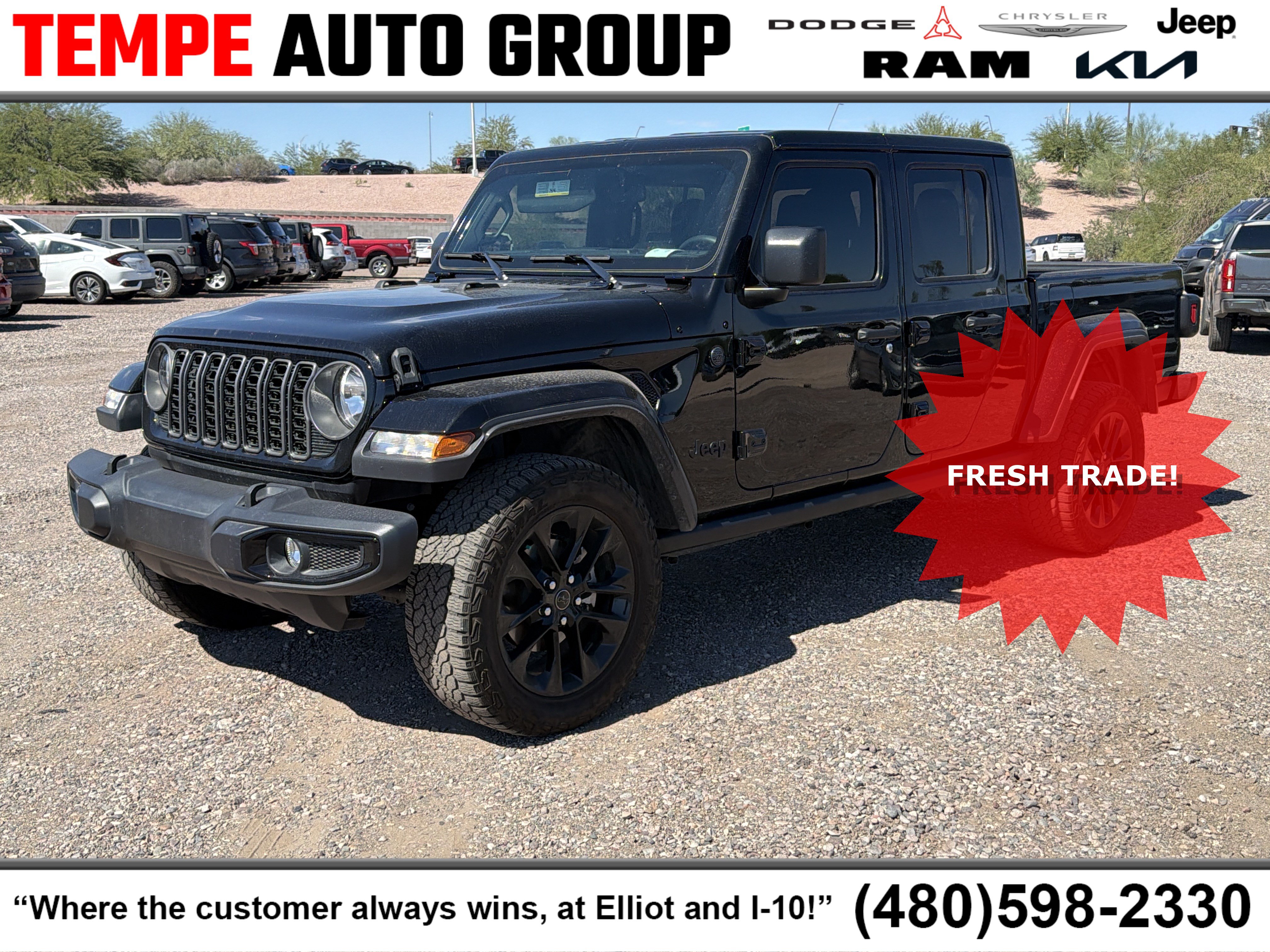 Certified 2025 Jeep Gladiator Sport AWD/4WD image 1
