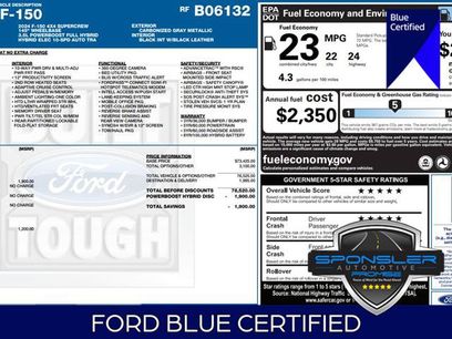 Certified 2024 Ford F150 Platinum